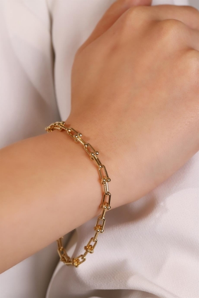 14 Ayar Altın Geçme Bileklik için detayları göster 14 Ayar Altın Geçme Bileklik resmi