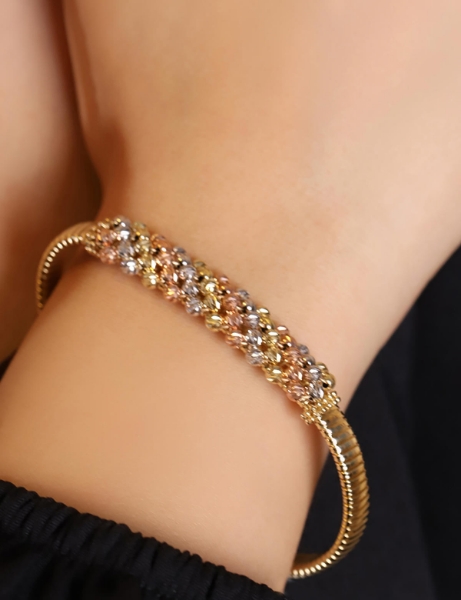 14 Ayar Altın Dorikalı Tasarım Bileklik için detayları göster 14 Ayar Altın Dorikalı Tasarım Bileklik resmi