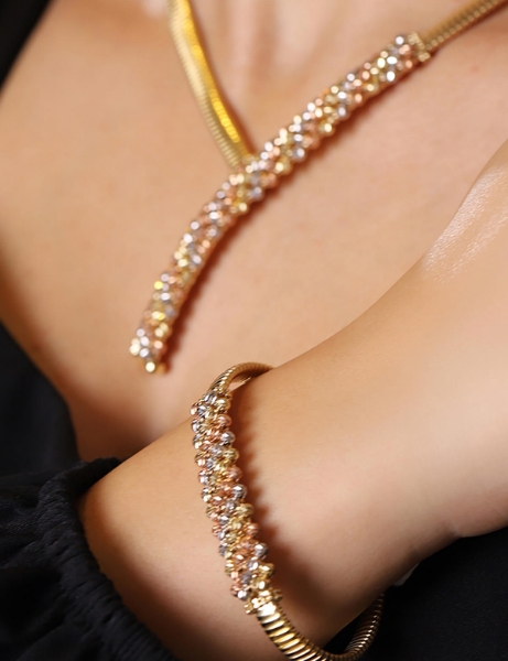 14 Ayar Altın Dorikalı Tasarım Bileklik için detayları göster 14 Ayar Altın Dorikalı Tasarım Bileklik resmi