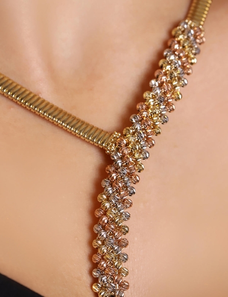 14 Ayar Altın Dorikalı Tasarım Kolye için detayları göster 14 Ayar Altın Dorikalı Tasarım Kolye resmi