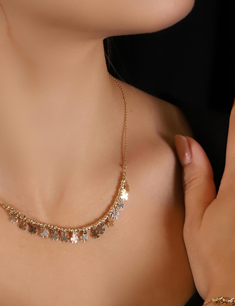 14 Ayar Altın Dorikalı Yonca Bileklik için detayları göster 14 Ayar Altın Dorikalı Yonca Bileklik resmi