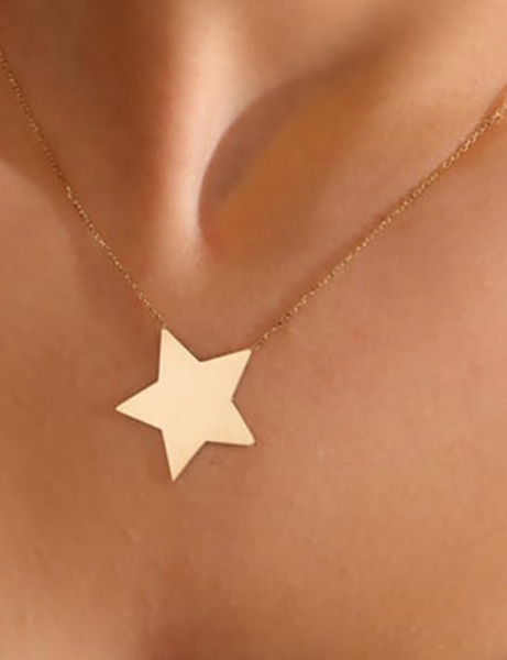 14 Ayar Altın Yıldız Kolye için detayları göster 14 Ayar Altın Yıldız Kolye resmi