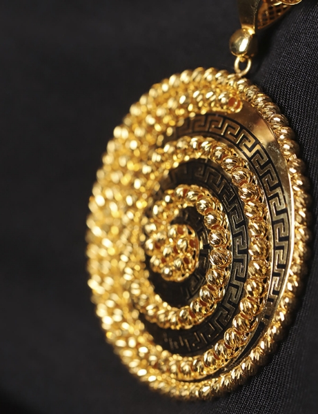 22 Ayar Altın Greek Dorikalı Kolye Ucu için detayları göster 22 Ayar Altın Greek Dorikalı Kolye Ucu resmi