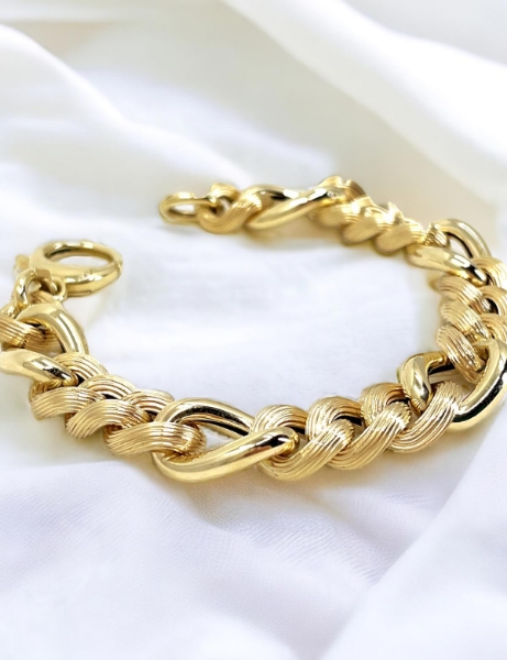 14 Ayar Altın Kalemli Samanyolu Bileklk için detayları göster 14 Ayar Altın Kalemli Samanyolu Bileklk resmi