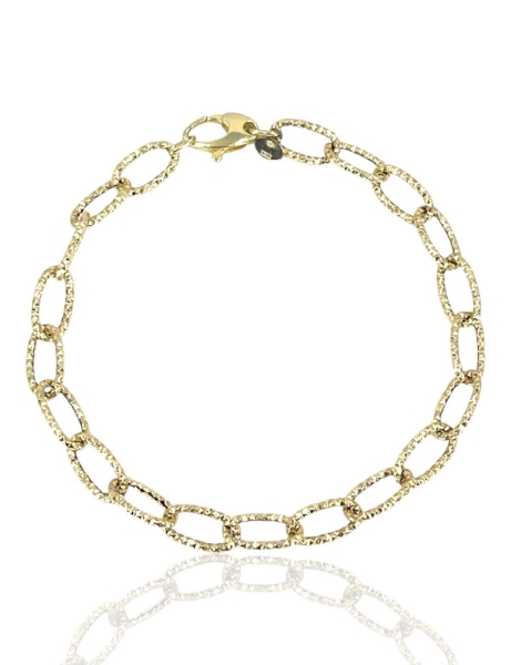 14 Ayar Altın Kristal Ataç Bileklik için detayları göster 14 Ayar Altın Kristal Ataç Bileklik resmi