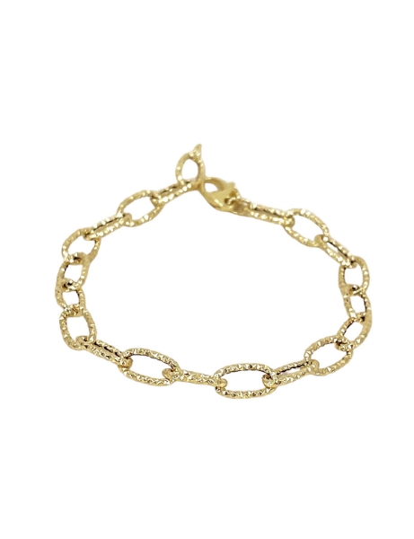 14 Ayar Altın Kristal Ataç Bileklik için detayları göster 14 Ayar Altın Kristal Ataç Bileklik resmi