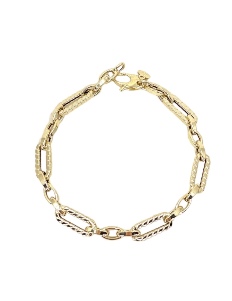 14 Ayar Altın Tasarım Kalemli Bileklik için detayları göster 14 Ayar Altın Tasarım Kalemli Bileklik resmi