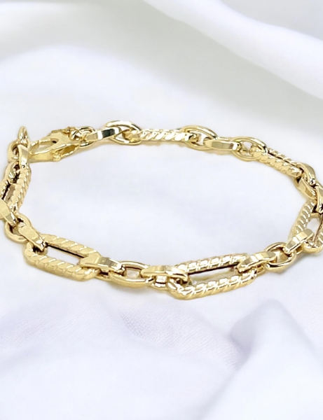 14 Ayar Altın Tasarım Kalemli Bileklik için detayları göster 14 Ayar Altın Tasarım Kalemli Bileklik resmi