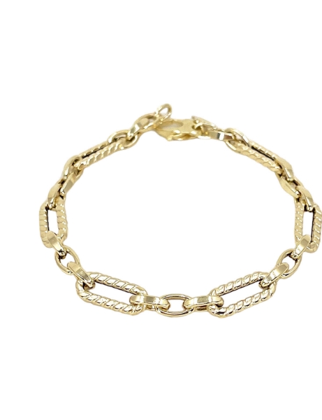 14 Ayar Altın Tasarım Kalemli Bileklik için detayları göster 14 Ayar Altın Tasarım Kalemli Bileklik resmi