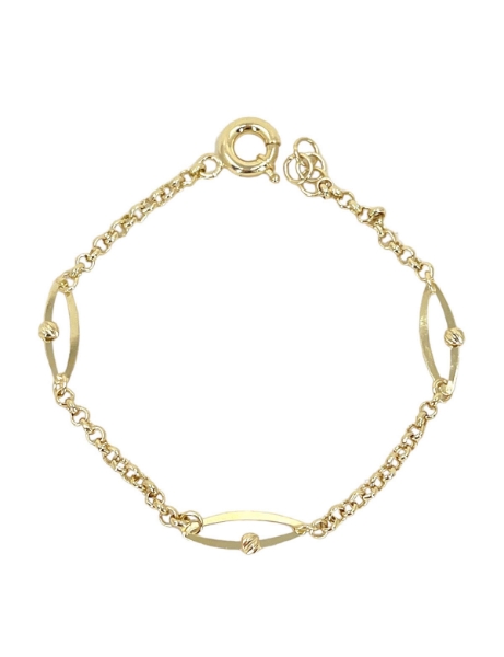 14 Ayar Altın Dorika Tasarım Bileklik için detayları göster 14 Ayar Altın Dorika Tasarım Bileklik resmi