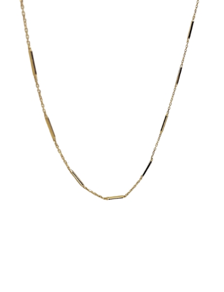 14 Ayar Altın Siyah Mineli Zincir için detayları göster 14 Ayar Altın Siyah Mineli Zincir resmi