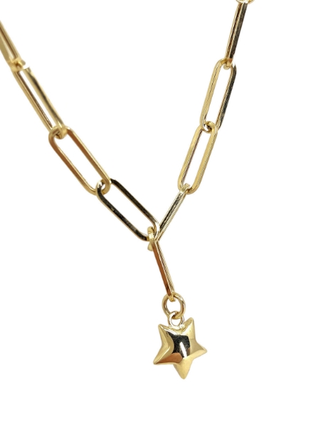 14 Ayar Altın Ataç Yıldızlı Kolye için detayları göster 14 Ayar Altın Ataç Yıldızlı Kolye resmi