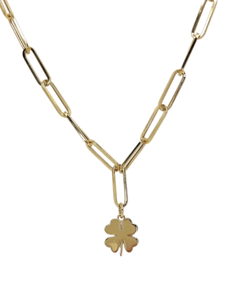 14 Ayar Altın  Ataç Yonca Kolye için detayları göster 14 Ayar Altın  Ataç Yonca Kolye resmi