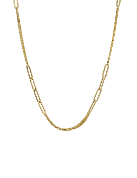 14 Ayar Altın Tasarım Çiftli Zincir için detayları göster 14 Ayar Altın Tasarım Çiftli Zincir resmi