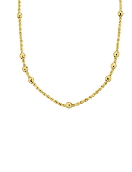 14 Ayar Altın Toplu Halat Zincir için detayları göster 14 Ayar Altın Toplu Halat Zincir resmi