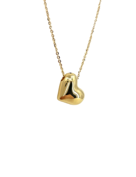 14 Ayar Altın Bombe Kalp Kolye için detayları göster 14 Ayar Altın Bombe Kalp Kolye resmi