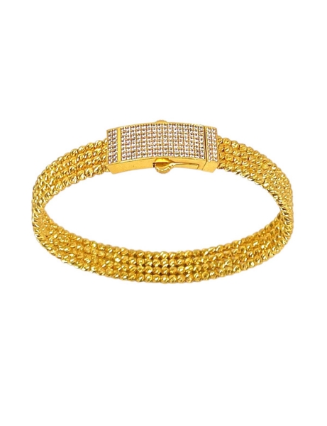 22 Ayar Altın Dorikalı Taşlı Kelepçe için detayları göster 22 Ayar Altın Dorikalı Taşlı Kelepçe resmi