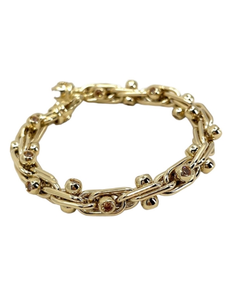 14 Ayar Altın Burgulu Taşlı Bileklik için detayları göster 14 Ayar Altın Burgulu Taşlı Bileklik resmi