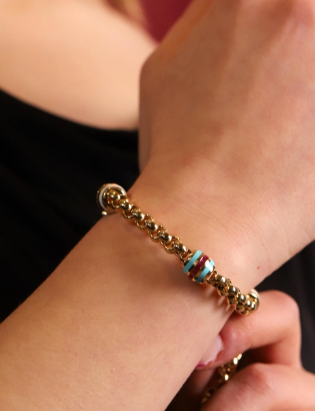 14 Ayar Altın Mineli Yuvarlak Bileklik için detayları göster 14 Ayar Altın Mineli Yuvarlak Bileklik resmi