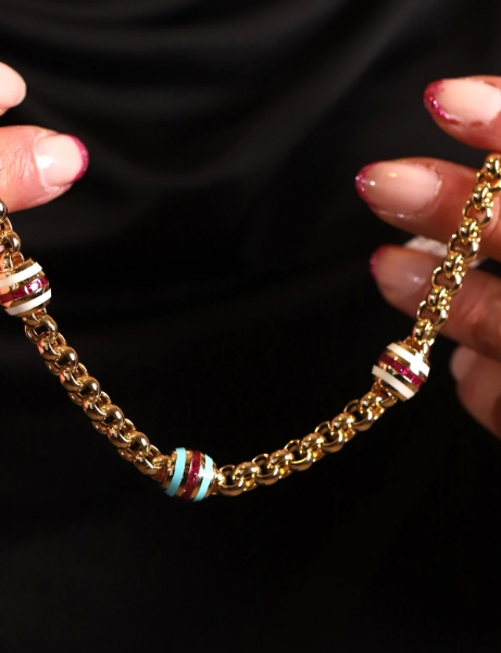 14 Ayar Altın Mineli Yuvarlak Bileklik için detayları göster 14 Ayar Altın Mineli Yuvarlak Bileklik resmi