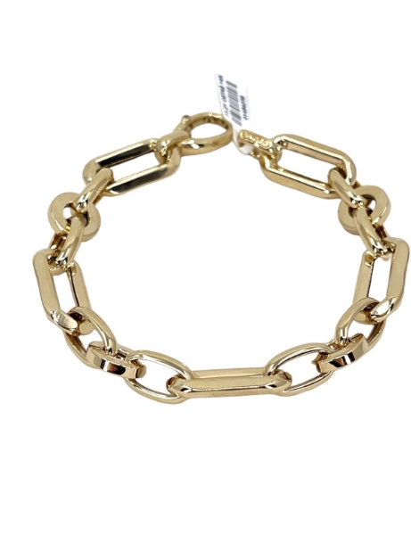 14 Ayar Altın Tasarım Cetaş Ataç Bileklik için detayları göster 14 Ayar Altın Tasarım Cetaş Ataç Bileklik resmi