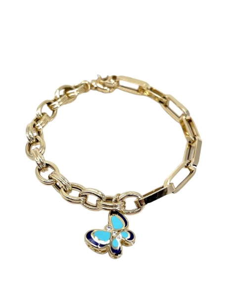 14 Ayar Altın Mineli Kelebek Sallantılı için detayları göster 14 Ayar Altın Mineli Kelebek Sallantılı resmi