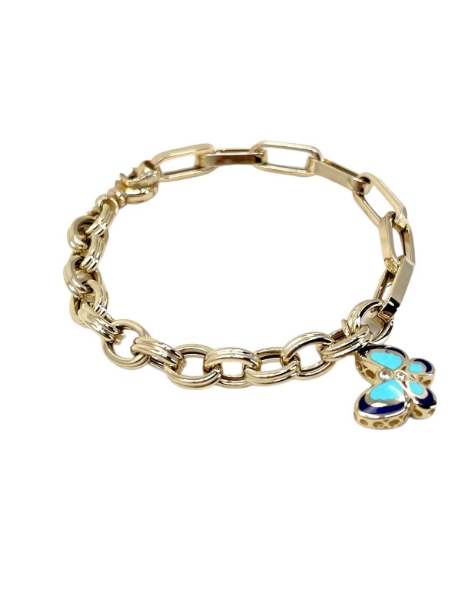 14 Ayar Altın Mineli Kelebek Sallantılı için detayları göster 14 Ayar Altın Mineli Kelebek Sallantılı resmi