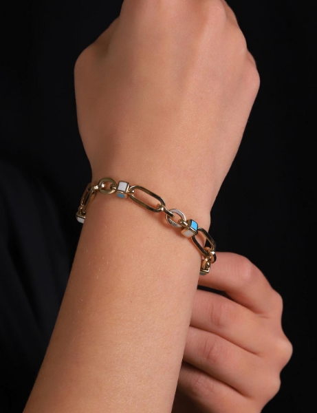 14 Ayar Altın Mineli Ataç Bileklik için detayları göster 14 Ayar Altın Mineli Ataç Bileklik resmi