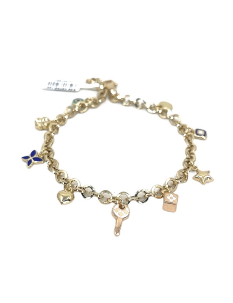 14 Ayar Altıın Mini Sallantılı Bileklik için detayları göster 14 Ayar Altıın Mini Sallantılı Bileklik resmi