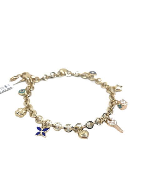 14 Ayar Altıın Mini Sallantılı Bileklik için detayları göster 14 Ayar Altıın Mini Sallantılı Bileklik resmi