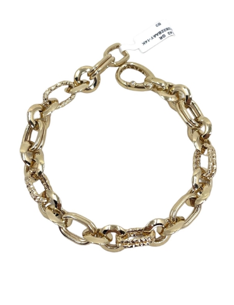 14 Ayar Altın Yuvarlak Ataç Bileklik için detayları göster 14 Ayar Altın Yuvarlak Ataç Bileklik resmi