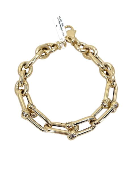 14 Ayar Altın Ataç Toplu Bileklik için detayları göster 14 Ayar Altın Ataç Toplu Bileklik resmi