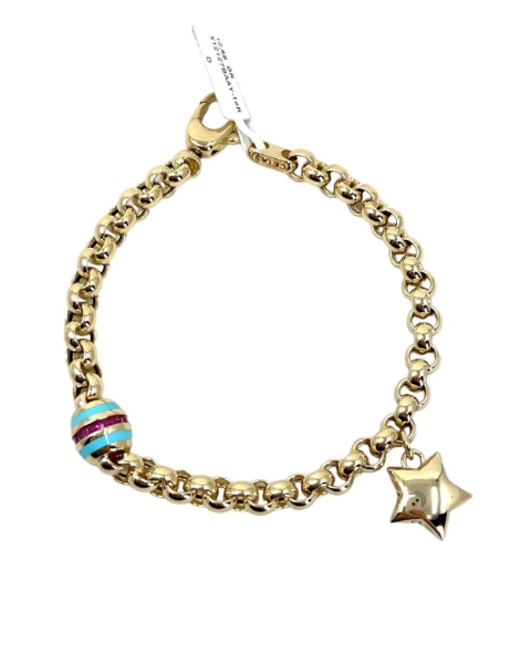 14 Ayar Altın Sallantılı Mineli Bileklik için detayları göster 14 Ayar Altın Sallantılı Mineli Bileklik resmi