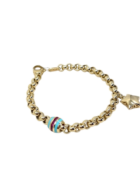 14 Ayar Altın Sallantılı Mineli Bileklik için detayları göster 14 Ayar Altın Sallantılı Mineli Bileklik resmi