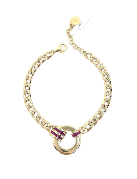 14 Ayar Altın Halka Gurmet Bileklik için detayları göster 14 Ayar Altın Halka Gurmet Bileklik resmi