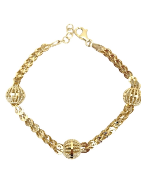 14 Ayar Altın Tasarım Palmiye Bileklik için detayları göster 14 Ayar Altın Tasarım Palmiye Bileklik resmi