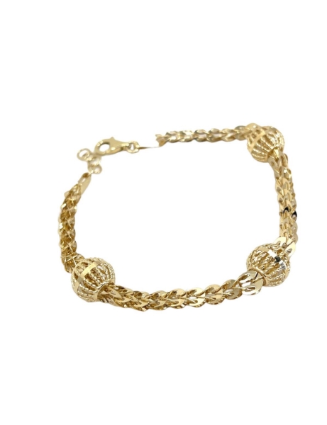 14 Ayar Altın Tasarım Palmiye Bileklik için detayları göster 14 Ayar Altın Tasarım Palmiye Bileklik resmi