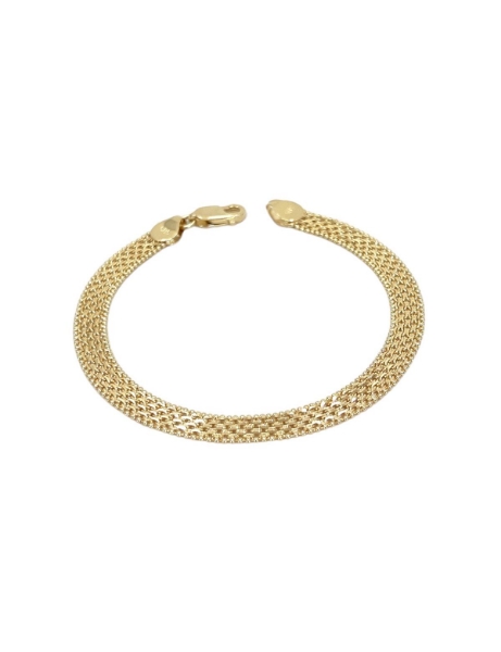 14 Ayar Altın Ezme Hasır Bileklik için detayları göster 14 Ayar Altın Ezme Hasır Bileklik resmi