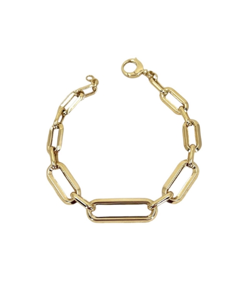 14 Ayar Altın İkili Ataç Bileklik için detayları göster 14 Ayar Altın İkili Ataç Bileklik resmi