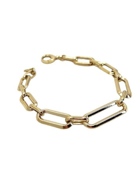 14 Ayar Altın İkili Ataç Bileklik için detayları göster 14 Ayar Altın İkili Ataç Bileklik resmi