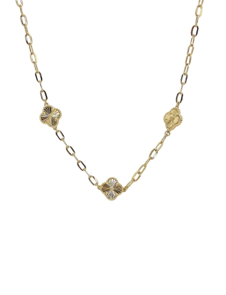 14 Ayar Altın Kalemli Yoncalı Kolye için detayları göster 14 Ayar Altın Kalemli Yoncalı Kolye resmi