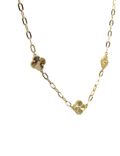 14 Ayar Altın Kalemli Yoncalı Kolye için detayları göster 14 Ayar Altın Kalemli Yoncalı Kolye resmi