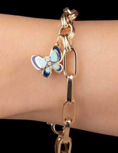 14 Ayar Altın Mineli Sallantılı Bileklik için detayları göster 14 Ayar Altın Mineli Sallantılı Bileklik resmi