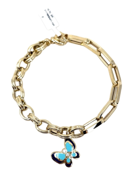 14 Ayar Altın Mineli Sallantılı Bileklik için detayları göster 14 Ayar Altın Mineli Sallantılı Bileklik resmi