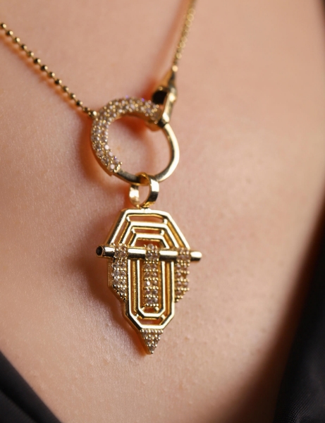 14 Ayar Altın Serenay Şovalye Kolye için detayları göster 14 Ayar Altın Serenay Şovalye Kolye resmi