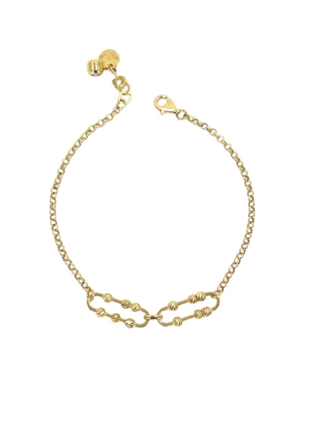 14 Ayar Altın Ataç Tasarım Bileklik için detayları göster 14 Ayar Altın Ataç Tasarım Bileklik resmi