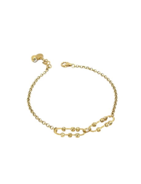 14 Ayar Altın Ataç Tasarım Bileklik için detayları göster 14 Ayar Altın Ataç Tasarım Bileklik resmi