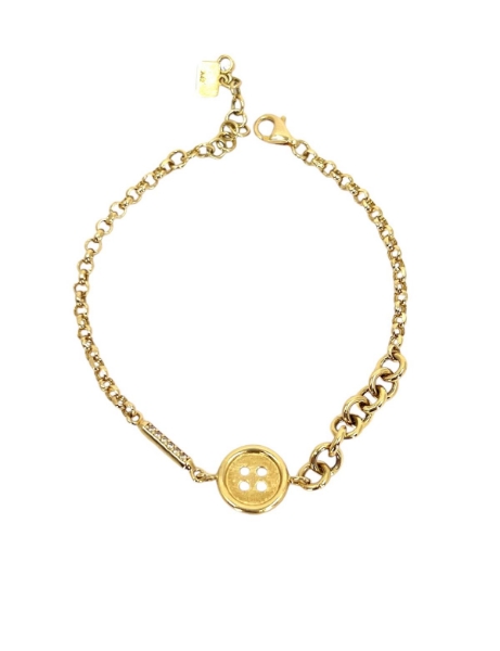 14 Ayar Altın Tasarım Oval Bileklik için detayları göster 14 Ayar Altın Tasarım Oval Bileklik resmi