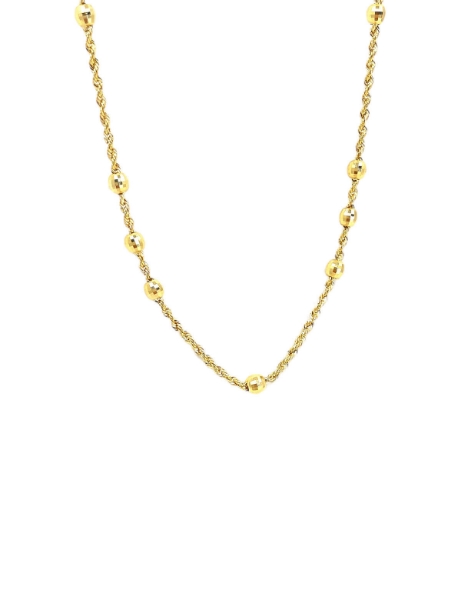 14 Ayar Altın Toplu Halat Zincir için detayları göster 14 Ayar Altın Toplu Halat Zincir resmi