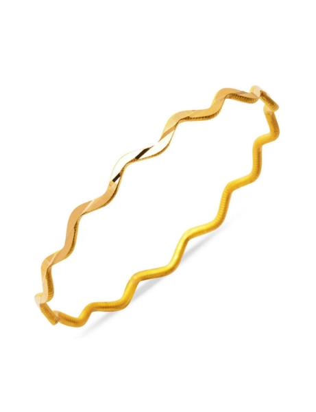 22 Ayar Altın Zigzag Ajda Bilezik için detayları göster 22 Ayar Altın Zigzag Ajda Bilezik resmi